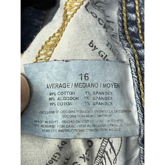 Gloria‎ Vanderbilt Denim jeans Perfect Fit Size 16 medium Lock Stitch Control - Picture 7 of 7